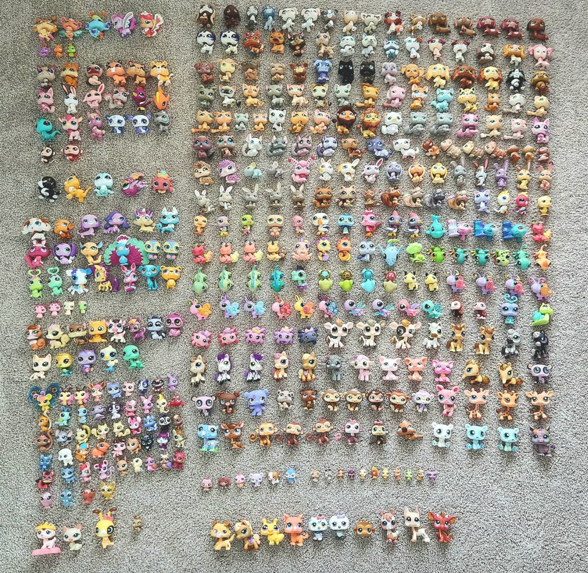 Large collection of rare vintage Littlest Pet Shop figures