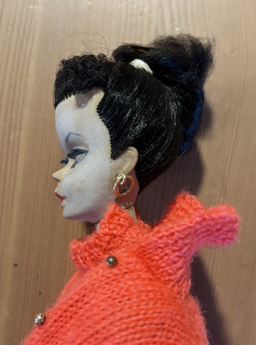 Vintage 1959 Barbie #876 Sweater Girl Ponytail Doll Lot with Original Box