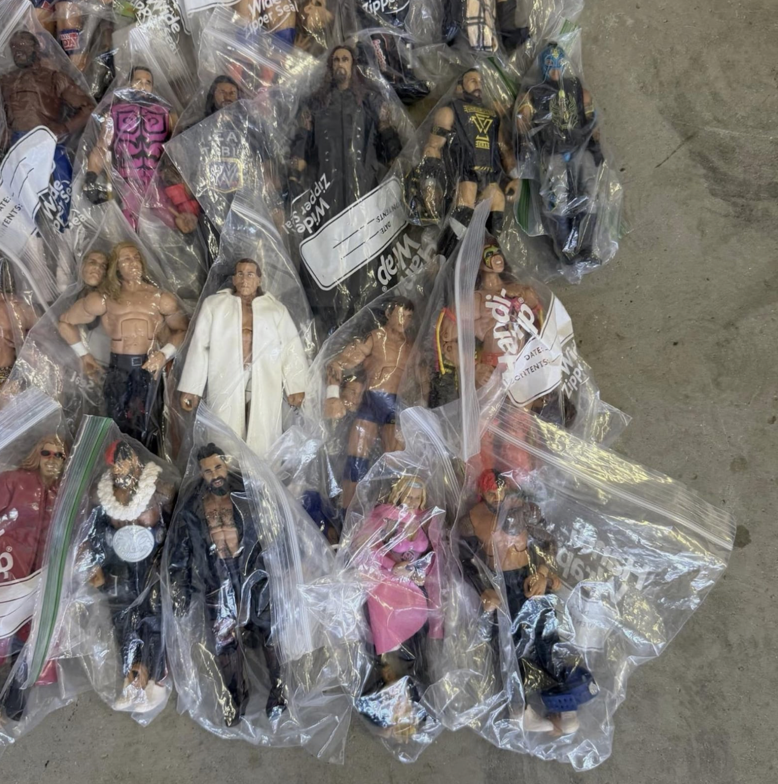 HUGE WWE Action Figures Mega Lot 370+ Mattel Elite Basic Divas Wrestling Collectionv