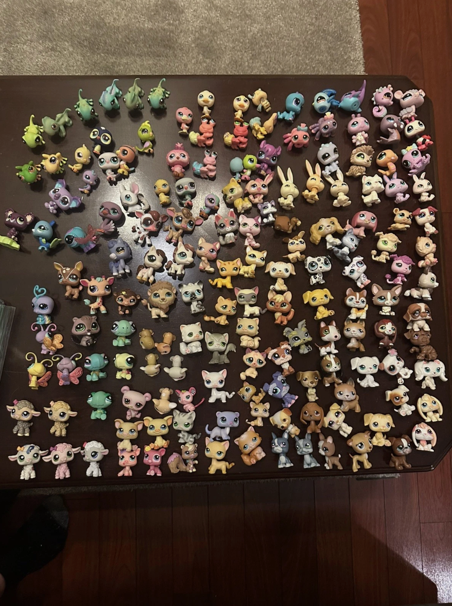 Huge Vintage Littlest Pet Shop Mega Lot - 161 Pets, Playsets, RC Car & Accessories (Hasbro)
