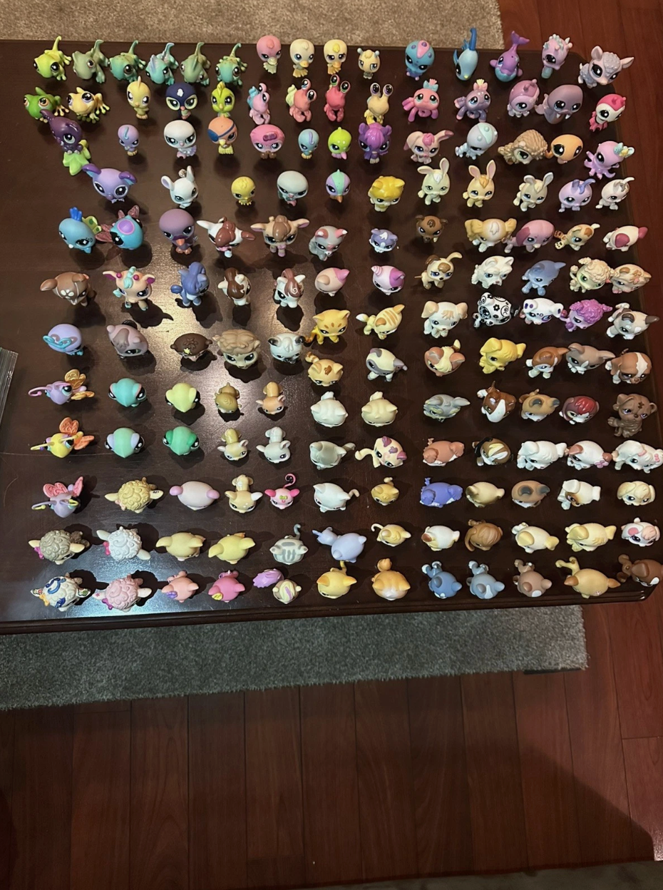 Huge Vintage Littlest Pet Shop Mega Lot - 161 Pets, Playsets, RC Car & Accessories (Hasbro)