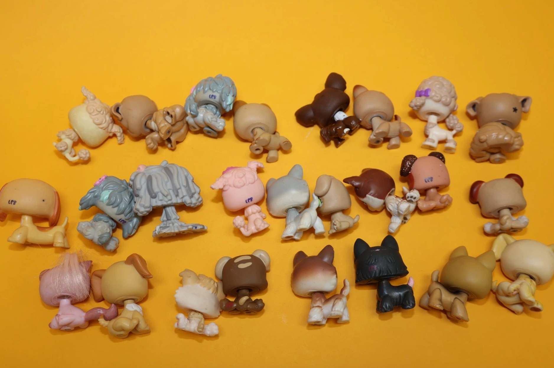 Littlest Pet Shop Lot of 100 Figures - Cats, Dogs & More (Hasbro)