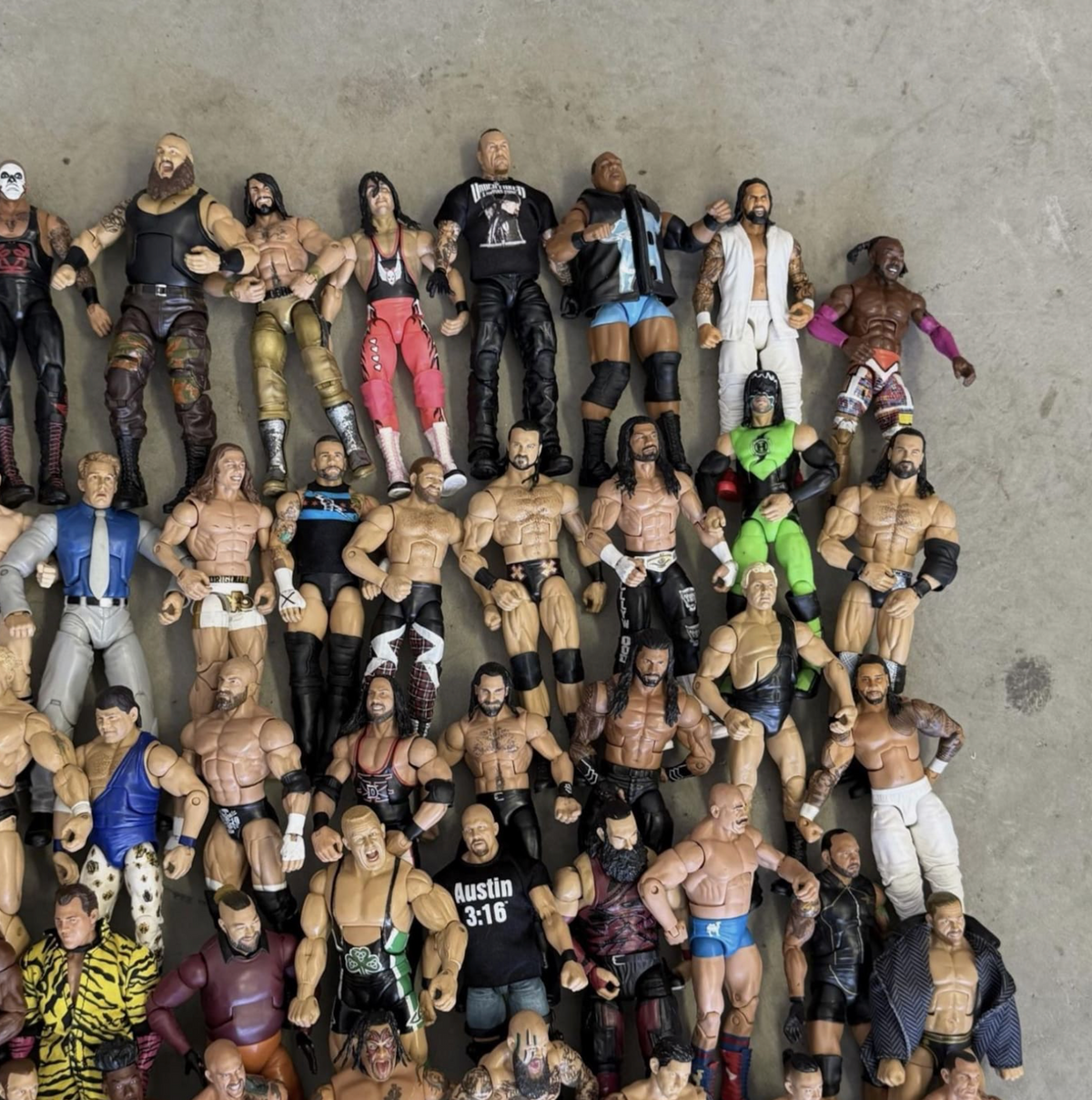 HUGE WWE Action Figures Mega Lot 370+ Mattel Elite Basic Divas Wrestling Collectionv