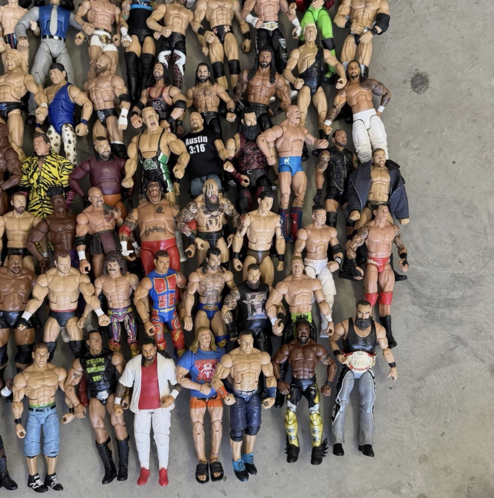 HUGE WWE Action Figures Mega Lot 370+ Mattel Elite Basic Divas Wrestling Collectionv