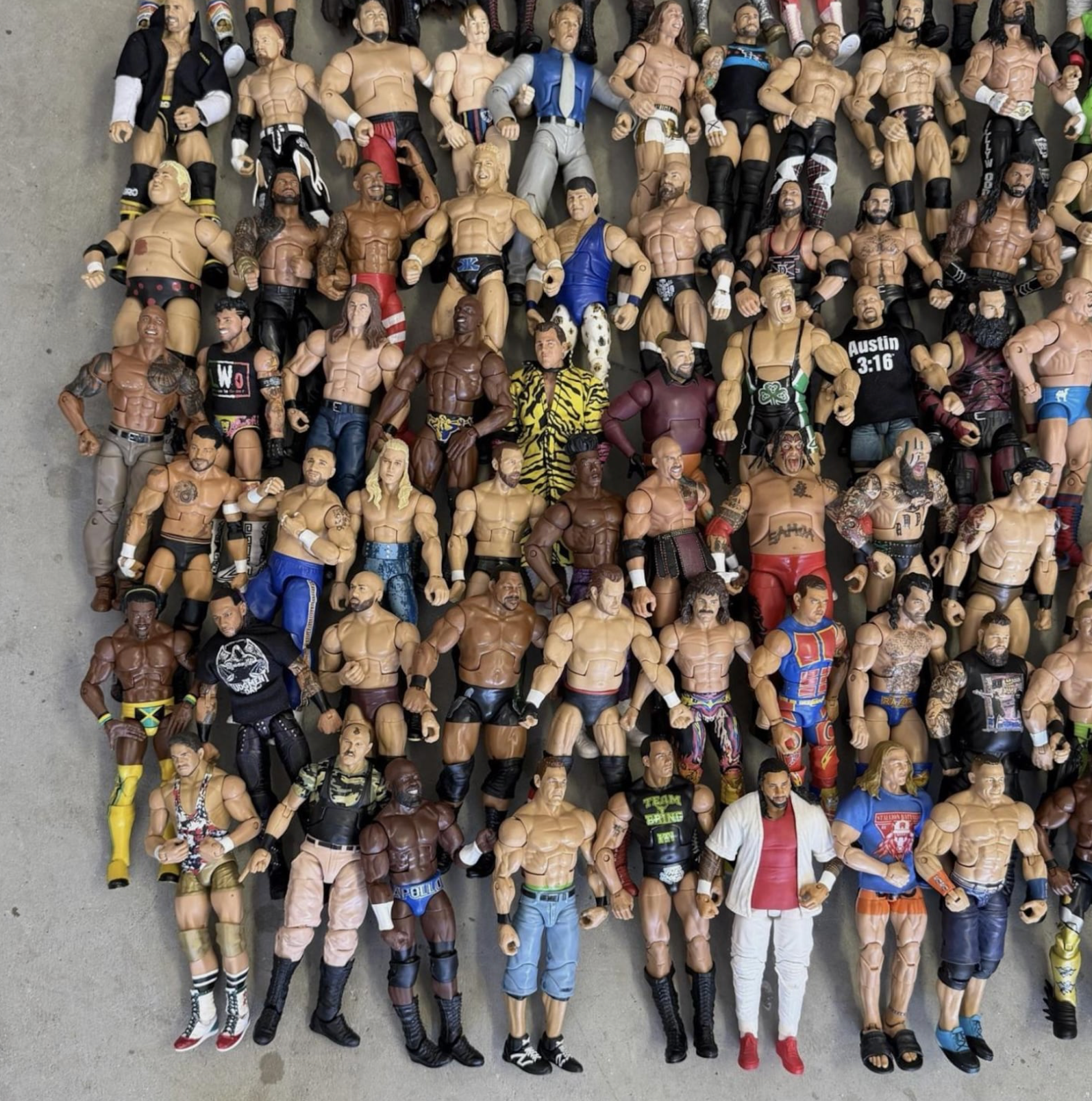HUGE WWE Action Figures Mega Lot 370+ Mattel Elite Basic Divas Wrestling Collectionv